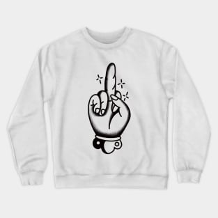 The non offensive middle finger. Crewneck Sweatshirt